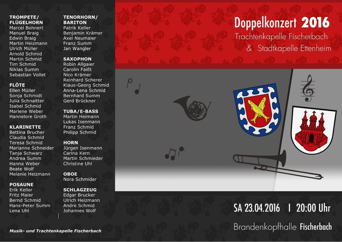 Programm Doppelkonzert Fischerbach 23.04.2016 Seite 1