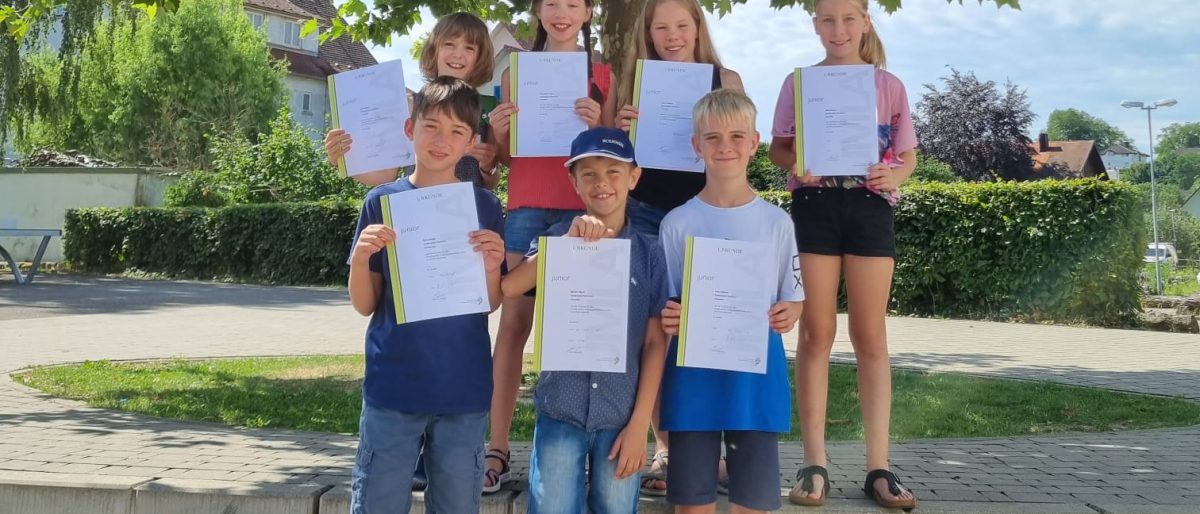 Permalink auf:Juniorabzeichen bestanden!